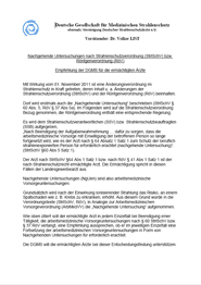 PDF-Dokument der Deutschen Gesellschaft für Medizinischen Strahlenschutz zum Thema Nachgehende Untersuchungen nach Strahlenschutzverordnung (StrlSchV) bzw. Röntgenverordnung (RöV) - Empfehlung der DGMS für die ermächtigten Ärzt